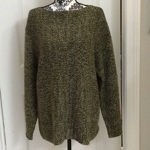 Woman’s boatneck long sleeve sweater
